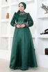 Stein Abendkleid LPN6016 Smaragde - Thumbnail