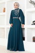 Stein Abendkleid LPN6025 Öl - Thumbnail