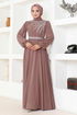 Stein Abendkleid LPN6025 Rose Kurusu - Thumbnail