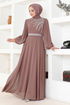 Stein Abendkleid LPN6025 Rose Kurusu - Thumbnail