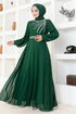 Stein Abendkleid LPN6025 Smaragde - Thumbnail