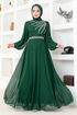 Stein Abendkleid LPN6025 Smaragde - Thumbnail