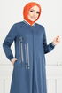 Stein Details Hijab Team 9123PL940-M Indigo - Thumbnail