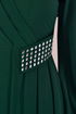 Stein Details Kleid Smaragde ASM2507 - Thumbnail