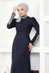 Stony Evening dress ASM2697 Navy blue - Thumbnail