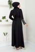 Stony Evening dress Dress ASN174 Black - Thumbnail