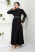 Stony Evening dress Dress ASN174 Black - Thumbnail