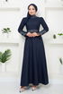 Stony Evening dress Dress ASN174 Navy blue - Thumbnail