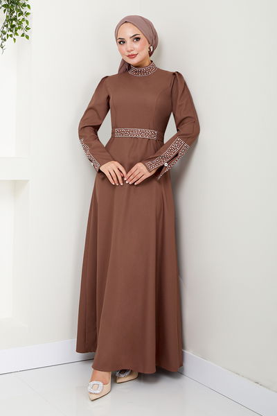 ASN - Stony Evening dress Dress ASN174 Rose Kurusu - 342958