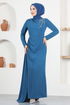 Stony Evening dress END5561 Indigo - Thumbnail