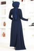 Stony Evening dress END5561 Navy blue - Thumbnail