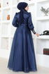 Stony Evening dress LPN6016 Navy blue - Thumbnail