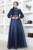 Stony Evening dress LPN6016 Navy blue - Thumbnail