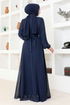 Stony Evening dress LPN6025 Navy blue - Thumbnail