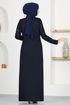 Stony Evening dress Navy blue ASM2546 - Thumbnail