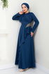 Stony Evening dress NYA5019 Indigo - Thumbnail