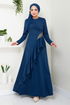 Stony Evening dress NYA5019 Indigo - Thumbnail