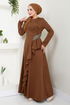 Stony Evening dress NYA5019 Taba - Thumbnail