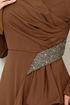 Stony Evening dress NYA5019 Taba - Thumbnail