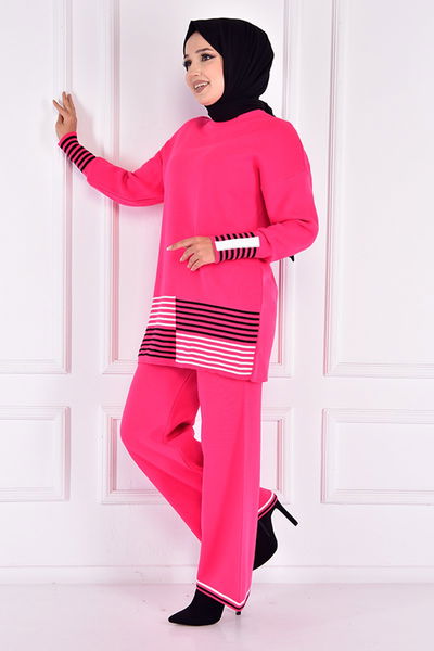 MDD - Strickwaren Binär Team Fuchsia MDD3349