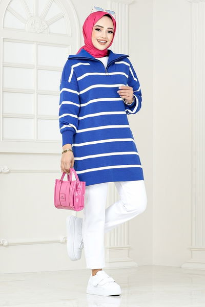 MRV K.L.N. - Striped Knitwear Tunic 1002KLN1035-M Saks