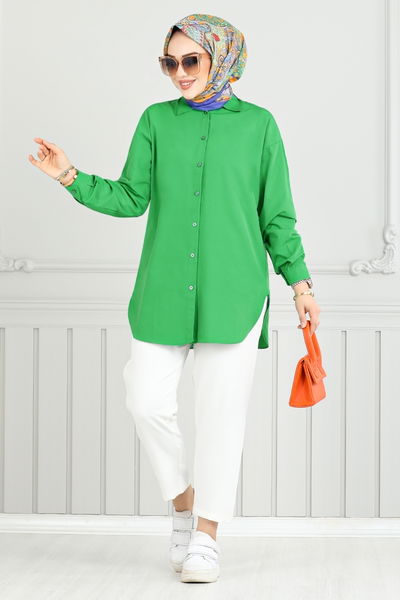 MRV E.V.O. - Sur Le Côté Laqué Tunique 400ÉVO1065-M Benetton Vert