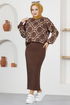 Sweaters Double Knitwear Team MSL21407 Brown - Thumbnail