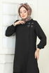 Taş Detay Sofia Takım 437DVL817-MS Siyah - Thumbnail