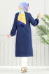 Taş Detay Tesettür Tunik 3123HBS856-MS Laci - Thumbnail
