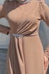 Taş Detaylı Krep Abiye 4645ALG474-MS Vizyon - Thumbnail