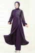 Taş Detaylı Şık Takım 5957AB368-MS Mor - Thumbnail