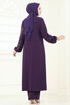 Taş Detaylı Şık Takım 5957AB368-MS Mor - Thumbnail