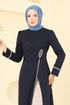 Taş Detaylı Yırtmaçlı Takım ASM2816-MS Laci&Vizyon - Thumbnail
