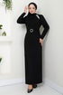 The Belt Stony Evening dress 3009BSS1025-M Black - Thumbnail