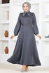 The Bible Dress END5566 Anthracite - Thumbnail