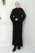 The Bible Knitwear Dress 8060HBS932-M Black - Thumbnail