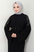 The Bible Knitwear Dress 8060HBS932-M Black - Thumbnail