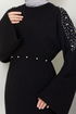 The Bible Knitwear Dress 8060HBS932-M Black - Thumbnail