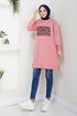 The Front Printed Tunic 789OZR1047-M Rose Kurusu - Thumbnail