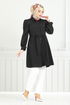 The Headline Laced Up Tunic 401EVO1065-M Black - Thumbnail