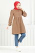 The Headline Laced Up Tunic 401EVO1065-M Coffee - Thumbnail
