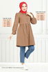 The Headline Laced Up Tunic 401EVO1065-M Coffee - Thumbnail