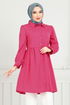 The Headline Laced Up Tunic 401EVO1065-M Fuchsia - Thumbnail