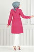 The Headline Laced Up Tunic 401EVO1065-M Fuchsia - Thumbnail