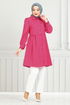 The Headline Laced Up Tunic 401EVO1065-M Fuchsia - Thumbnail