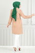 The Headline Laced Up Tunic 401EVO1065-M Mink - Thumbnail