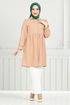 The Headline Laced Up Tunic 401EVO1065-M Mink - Thumbnail