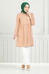 The Headline Laced Up Tunic 401EVO1065-M Mink - Thumbnail