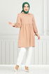 The Headline Laced Up Tunic 401EVO1065-M Mink - Thumbnail