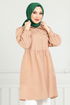 The Headline Laced Up Tunic 401EVO1065-M Mink - Thumbnail